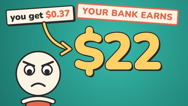 Lesson 3: Your Bank Pays You 37¢ and Earns Up to $22 on Your $100. Here's How
